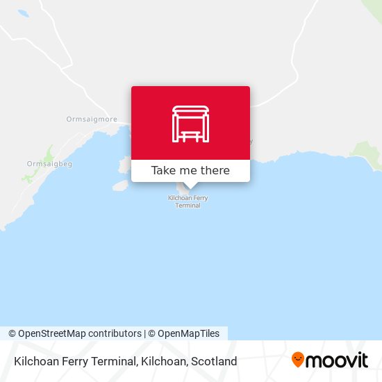 Kilchoan Ferry Terminal, Kilchoan map