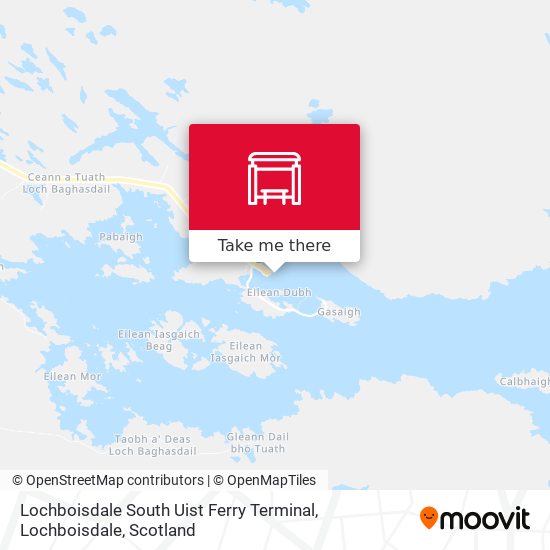 Lochboisdale South Uist Ferry Terminal, Lochboisdale map
