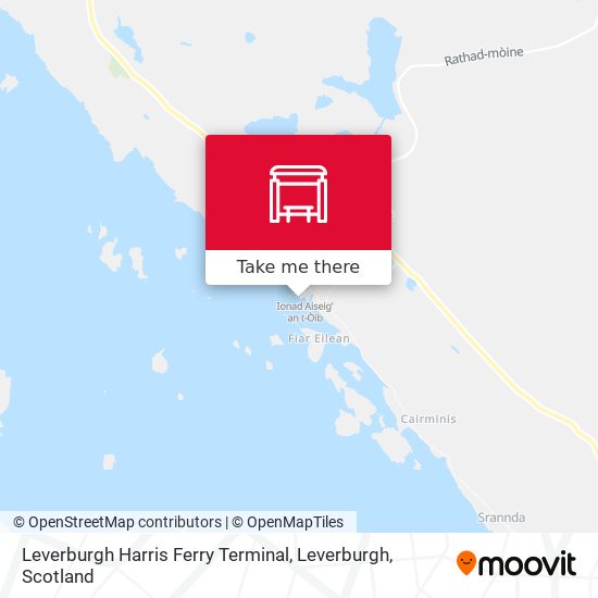 Leverburgh Harris Ferry Terminal, Leverburgh map