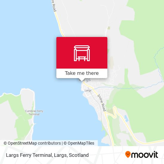 Largs Ferry Terminal, Largs map