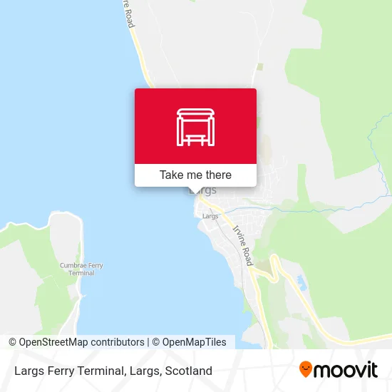 Largs Ferry Terminal, Largs map