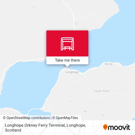Longhope Orkney Ferry Terminal, Longhope map