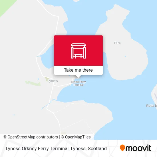 Lyness Orkney Ferry Terminal, Lyness map