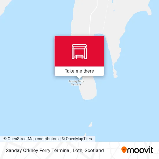 Sanday Orkney Ferry Terminal, Loth map