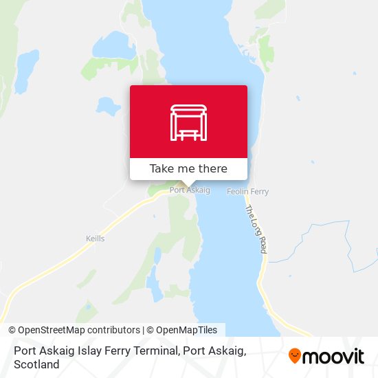 Port Askaig Islay Ferry Terminal, Port Askaig map