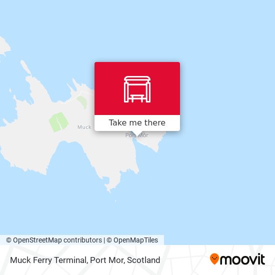 Muck Ferry Terminal, Port Mor map