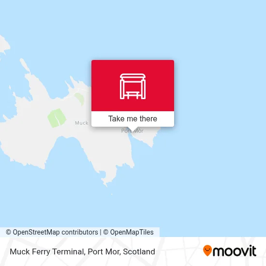 Muck Ferry Terminal, Port Mor map