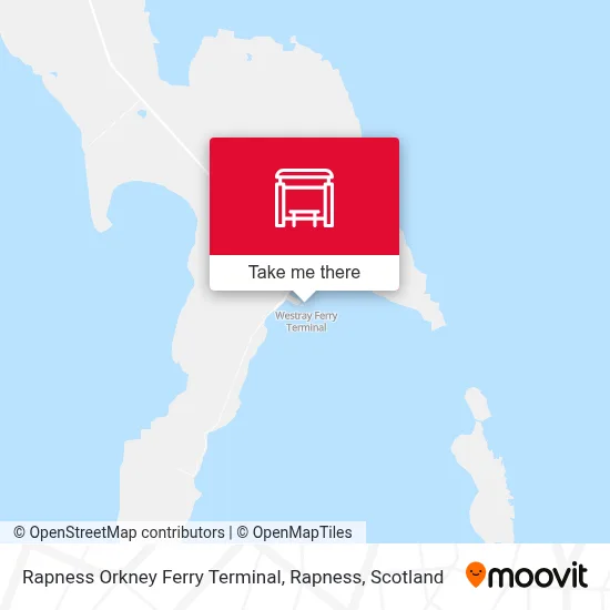 Rapness Orkney Ferry Terminal, Rapness map
