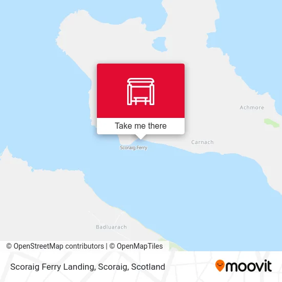 Scoraig Ferry Landing, Scoraig map