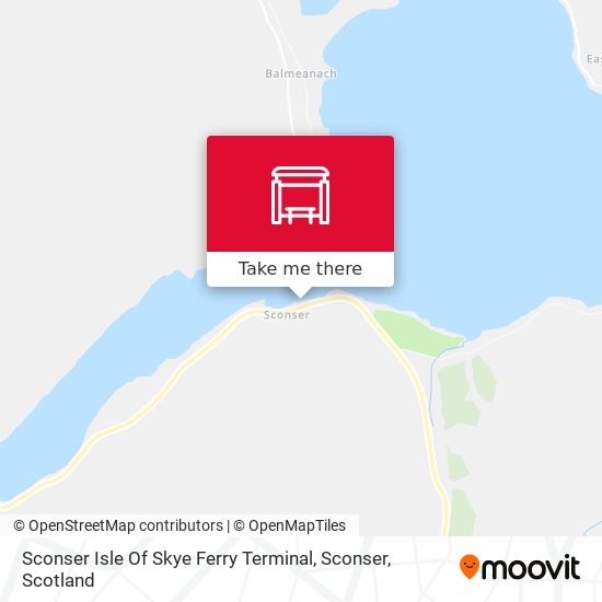 Sconser Isle Of Skye Ferry Terminal, Sconser map