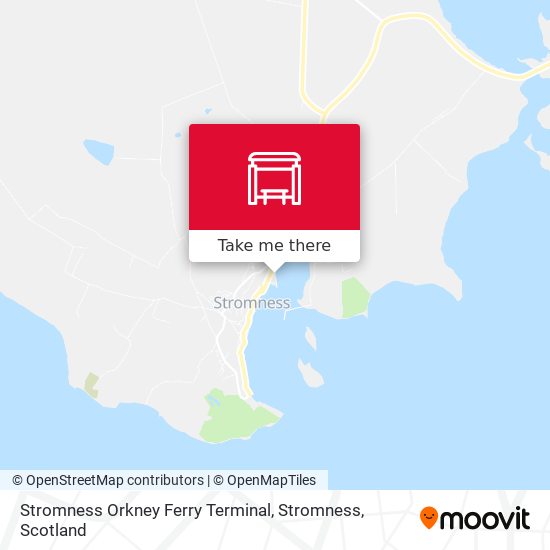Stromness Orkney Ferry Terminal, Stromness map