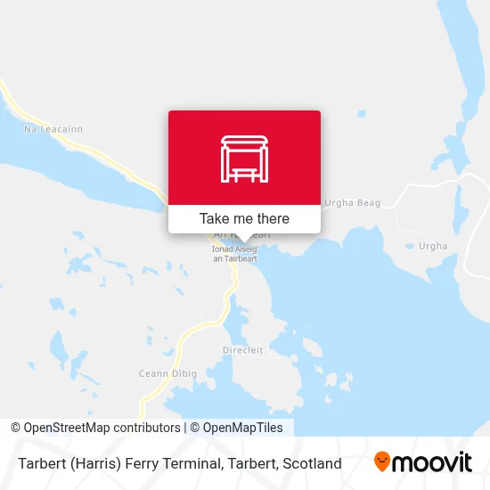 Tarbert (Harris) Ferry Terminal, Tarbert map