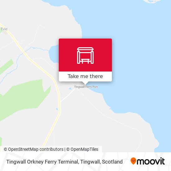 Tingwall Orkney Ferry Terminal, Tingwall map