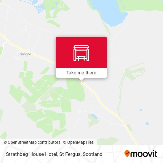 Strathbeg House Hotel, St Fergus map