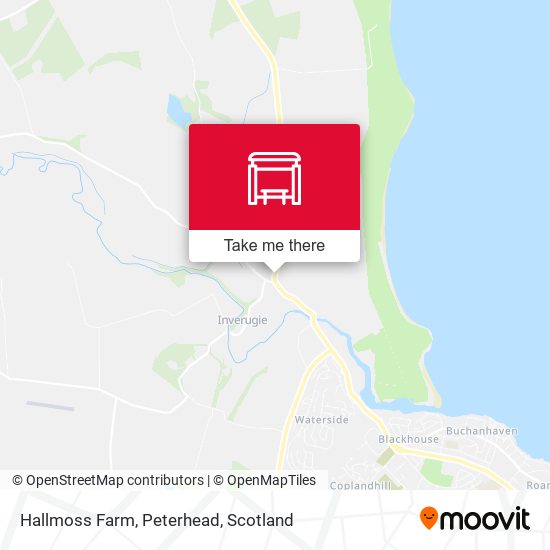 Hallmoss Farm, Peterhead map