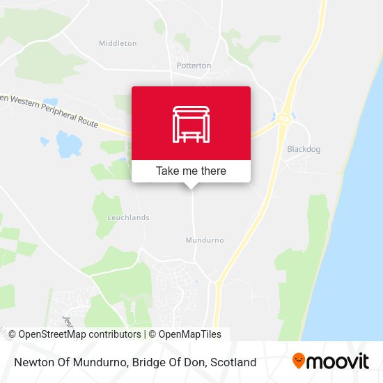 Newton Of Mundurno, Bridge Of Don map