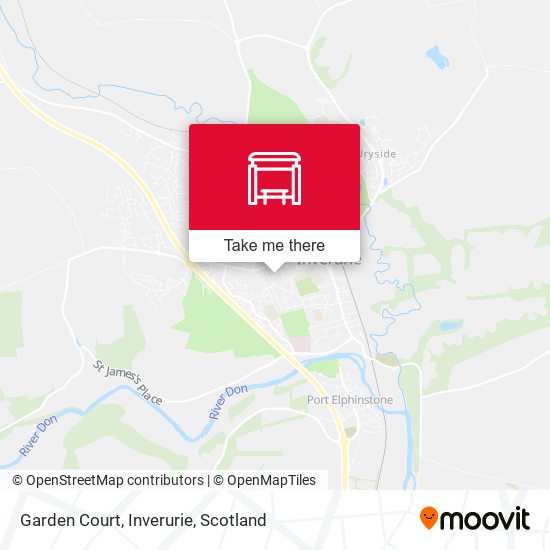 Garden Court, Inverurie map