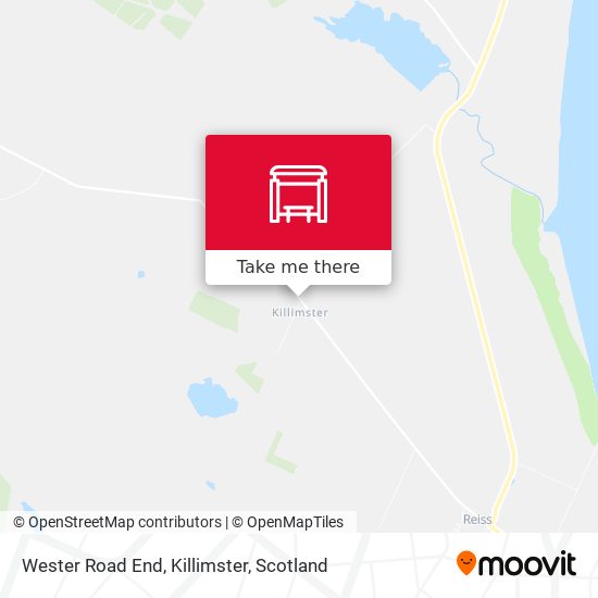 Wester Road End, Killimster map