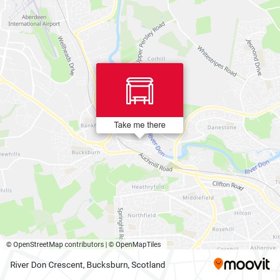 River Don Crescent, Bucksburn map