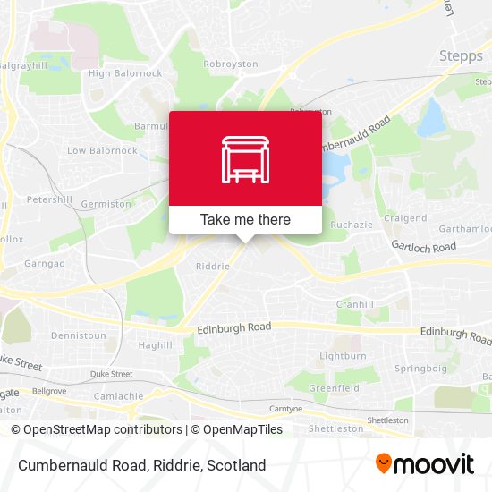 Cumbernauld Road, Riddrie map