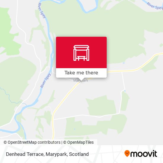 Denhead Terrace, Marypark map