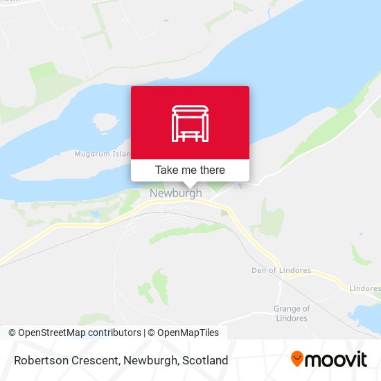 Robertson Crescent, Newburgh map