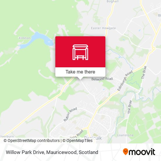 Willow Park Drive, Mauricewood map