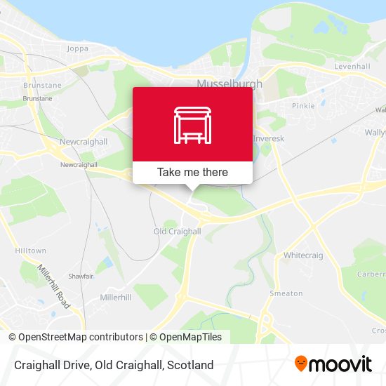 Craighall Drive, Old Craighall map