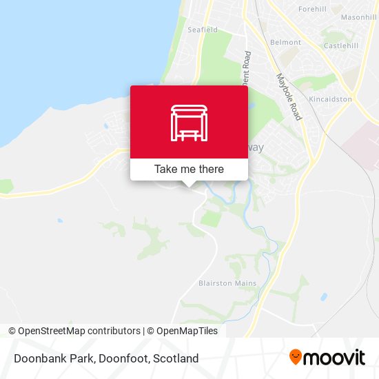 Doonbank Park, Doonfoot map