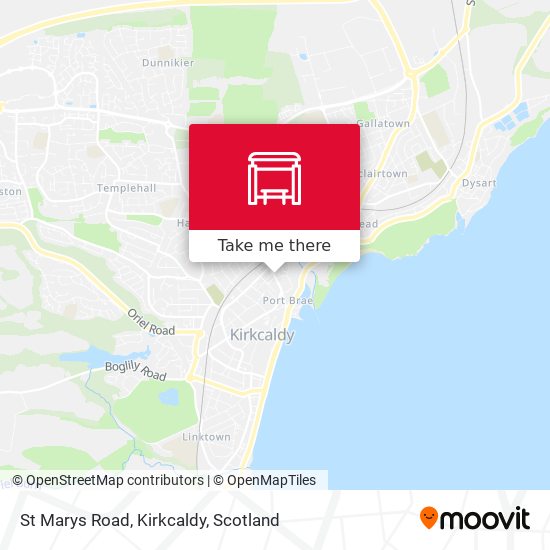 St Marys Road, Kirkcaldy map