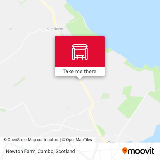 Newton Farm, Cambo map
