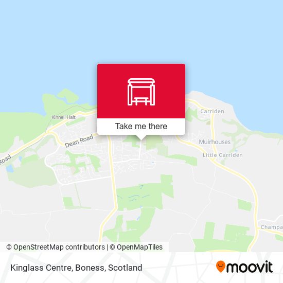Kinglass Centre, Boness map
