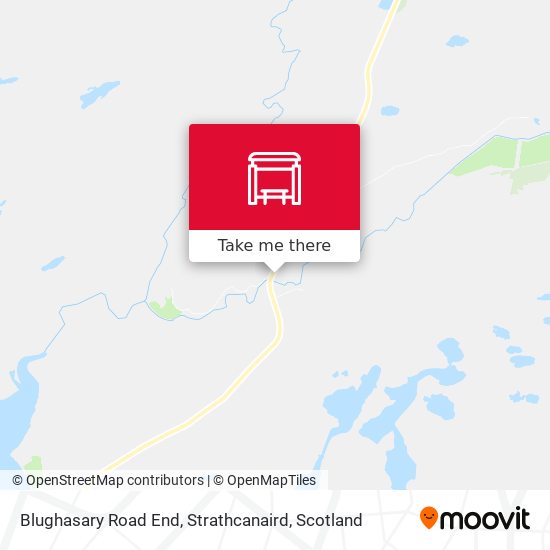 Blughasary Road End, Strathcanaird map