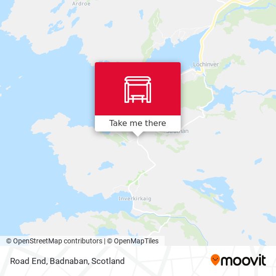 Road End, Badnaban map