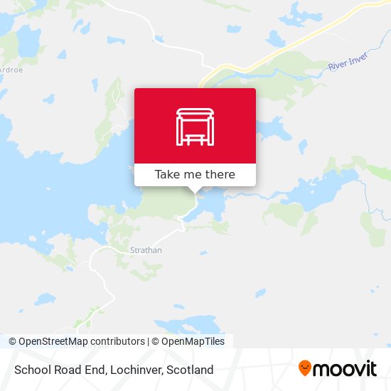 School Road End, Lochinver map