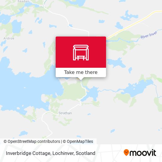 Inverbridge Cottage, Lochinver map