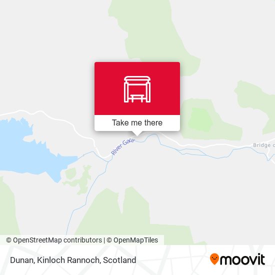 Dunan, Kinloch Rannoch map