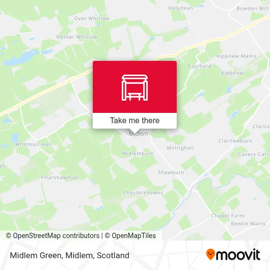 Midlem Green, Midlem map