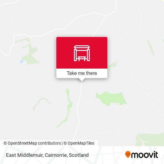 East Middlemuir, Cairnorrie map