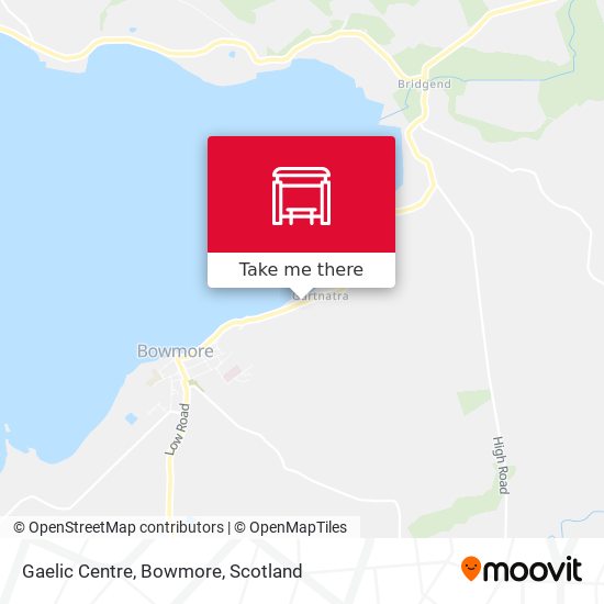 Gaelic Centre, Bowmore map