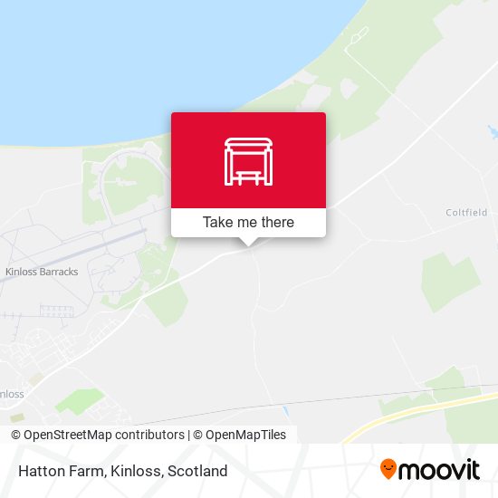 Hatton Farm, Kinloss map