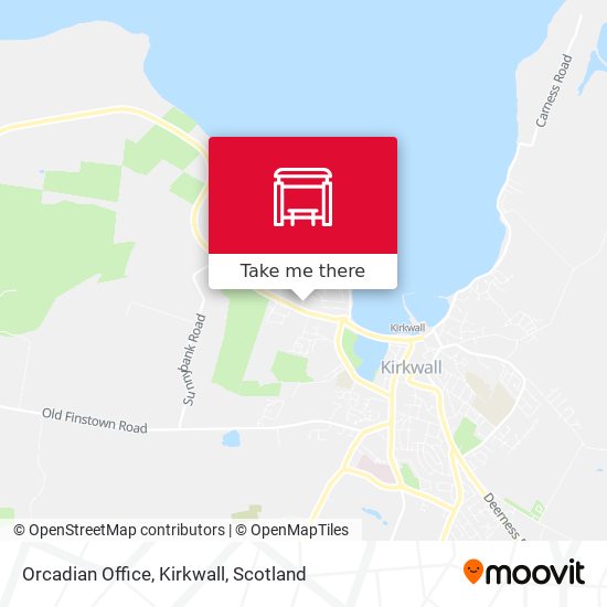 Orcadian Office, Kirkwall map