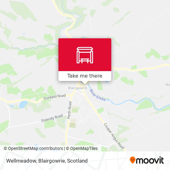 Wellmeadow, Blairgowrie map