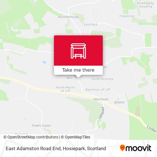 East Adamston Road End, Hosiepark map