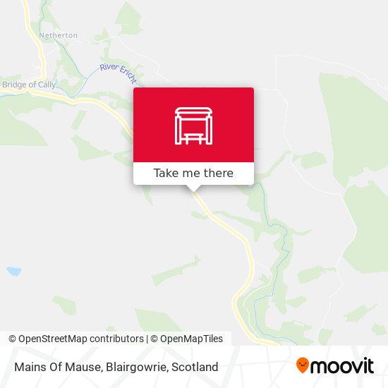Mains Of Mause, Blairgowrie map