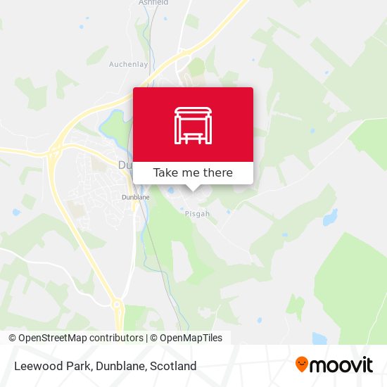 Leewood Park, Dunblane map