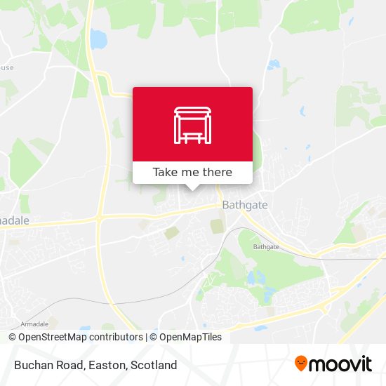 Buchan Road, Easton map