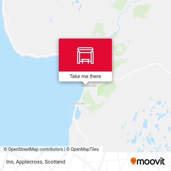 Inn, Applecross map
