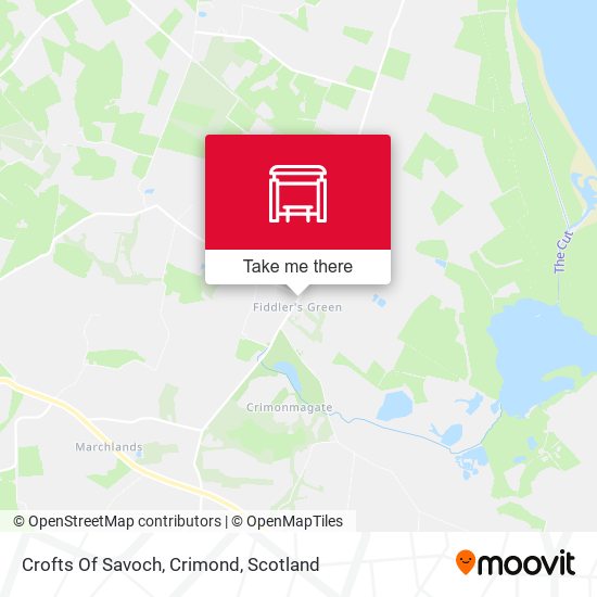 Crofts Of Savoch, Crimond map