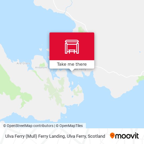 Ulva Ferry (Mull) Ferry Landing, Ulva Ferry map